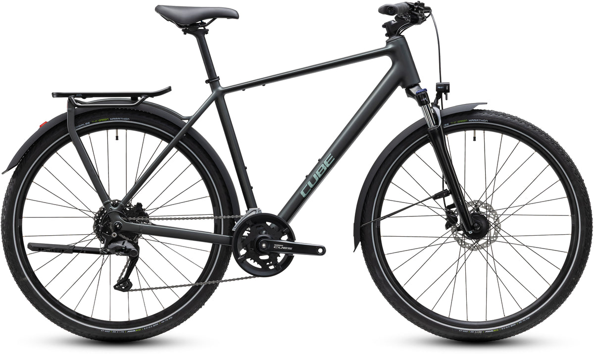 CUBE KATHMANDU ONE TOURING BIKE 2027 BLACKFOREST 'N' CHROME