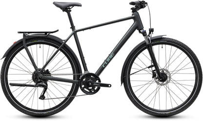 CUBE KATHMANDU ONE TOURING BIKE 2027 BLACKFOREST 'N' CHROME