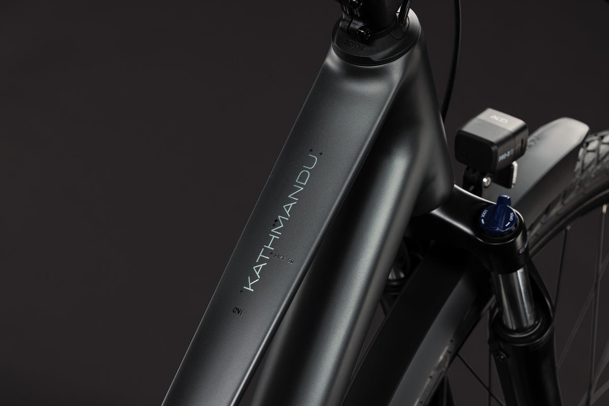 CUBE KATHMANDU ONE TOURING BIKE 2027 BLACKFOREST 'N' CHROME (TRAPEZE)
