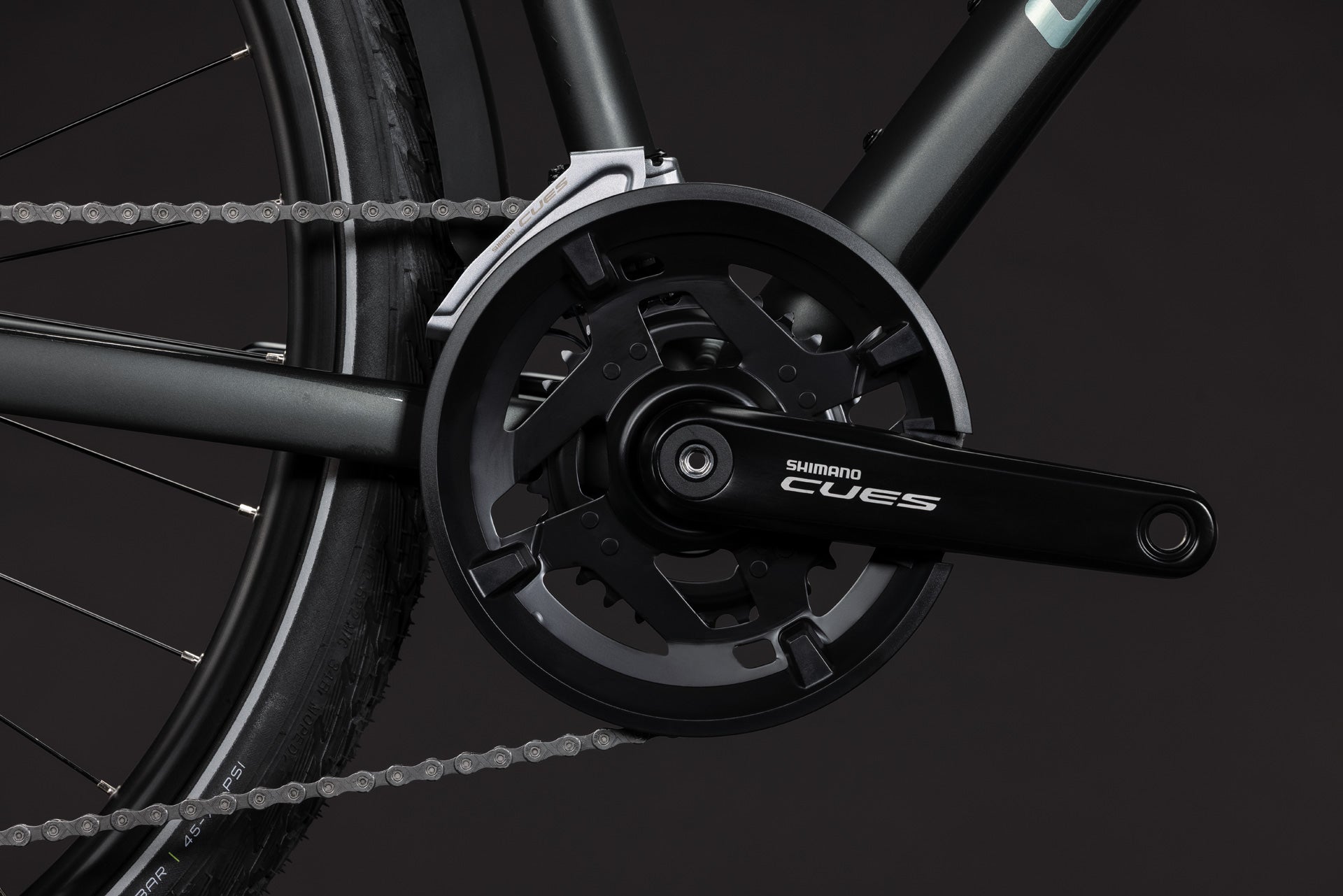 CUBE KATHMANDU ONE TOURING BIKE 2027 BLACKFOREST 'N' CHROME (TRAPEZE)