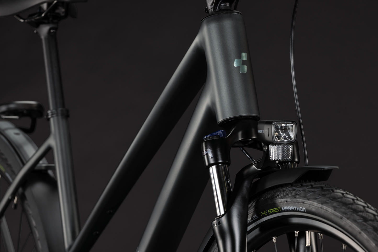 CUBE KATHMANDU ONE TOURING BIKE 2027 BLACKFOREST 'N' CHROME (TRAPEZE)