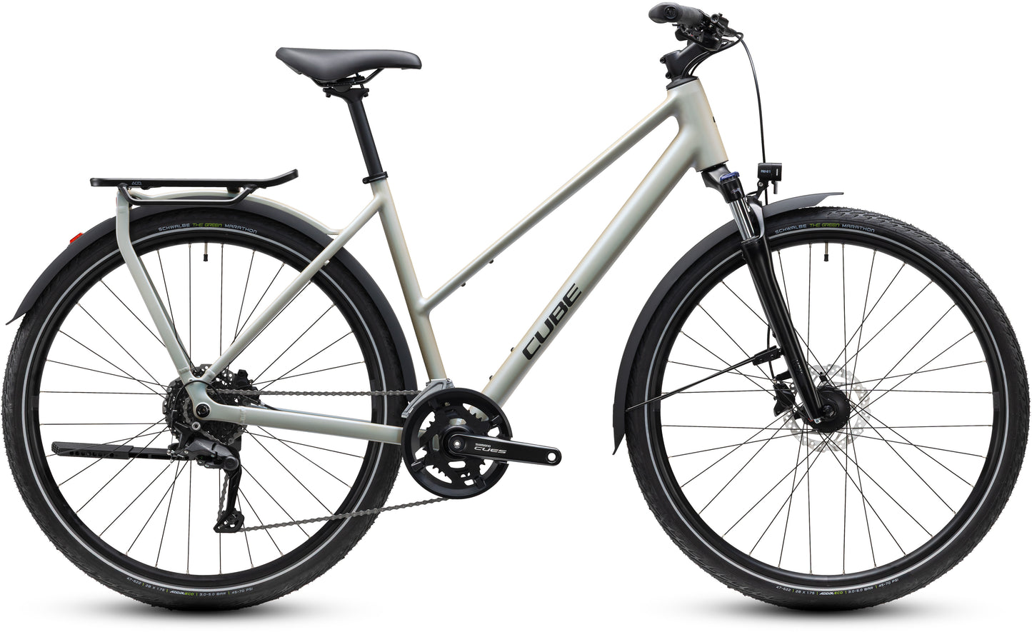 CUBE KATHMANDU ONE TOURING BIKE 2027 GLINTSAND 'N' BLACK (TRAPEZE)