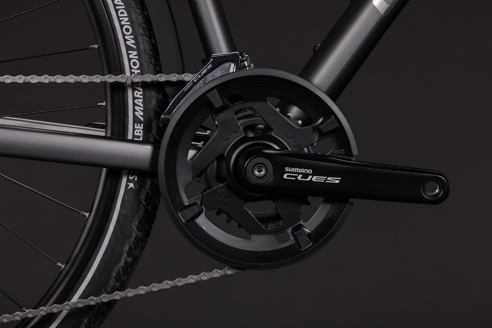 CUBE KATHMANDU PRO TOURING BIKE 2027 SLABGREY 'N' CHROME (TRAPEZE)
