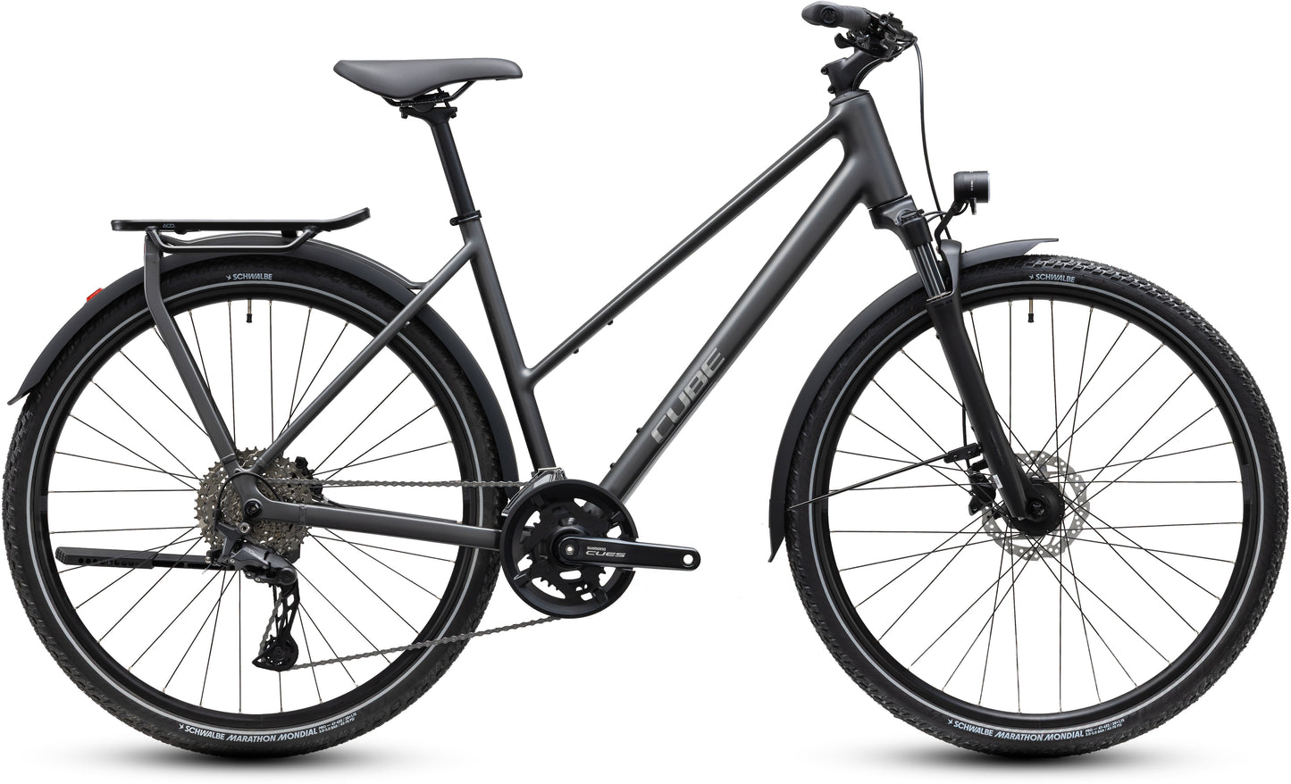 CUBE KATHMANDU PRO TOURING BIKE 2027 SLABGREY 'N' CHROME (TRAPEZE)