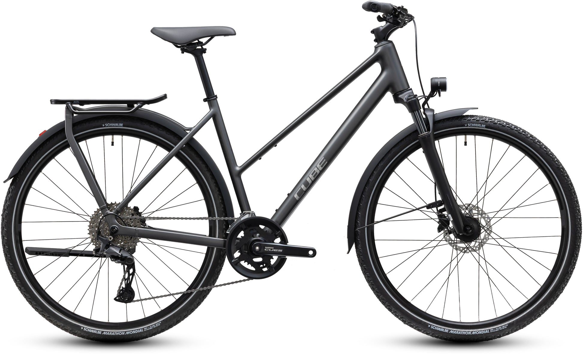 CUBE KATHMANDU PRO TOURING BIKE 2027 SLABGREY 'N' CHROME (TRAPEZE)