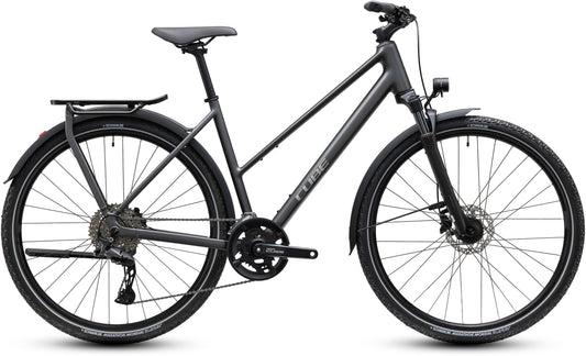CUBE KATHMANDU PRO TOURING BIKE 2027 SLABGREY 'N' CHROME (TRAPEZE)
