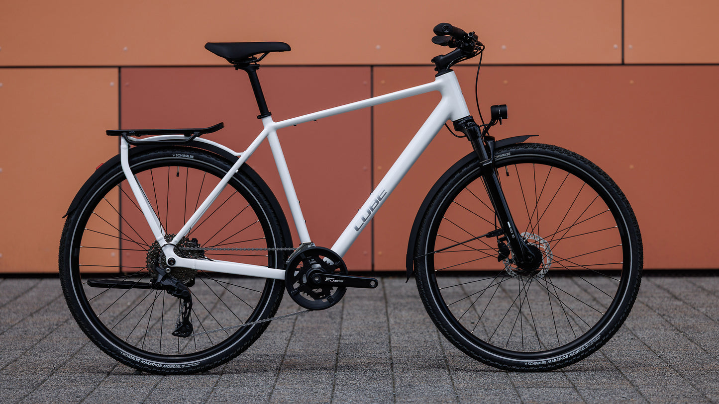 CUBE KATHMANDU PRO TOURING BIKE 2027 METALLICWHITE 'N' CHROME