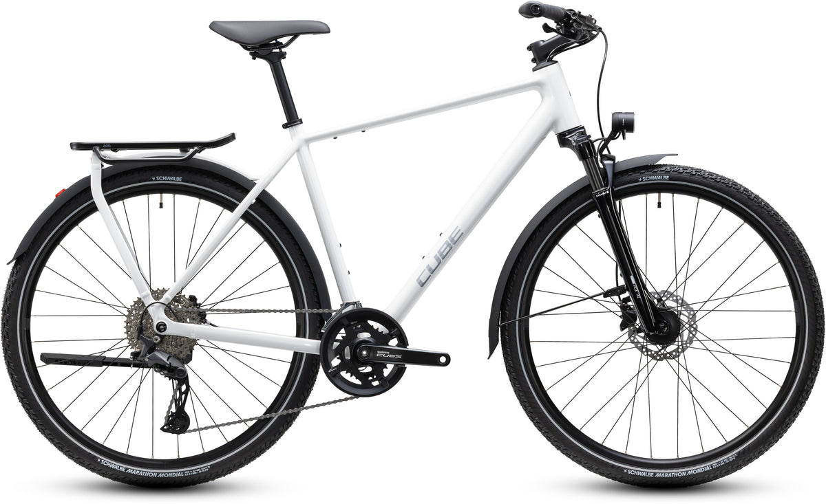 CUBE KATHMANDU PRO TOURING BIKE 2027 METALLICWHITE 'N' CHROME