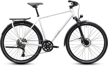 CUBE KATHMANDU PRO TOURING BIKE 2027 METALLICWHITE 'N' CHROME