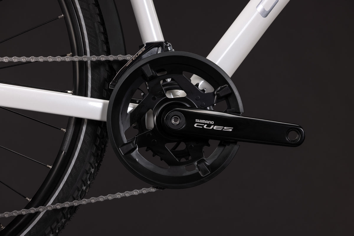 CUBE KATHMANDU PRO TOURING BIKE 2027 METALLICWHITE 'N' CHROME (TRAPEZE)