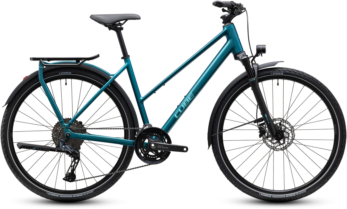 CUBE KATHMANDU EXC TOURING BIKE 2027 METALLICPETROL 'N' SEA (TRAPEZE)