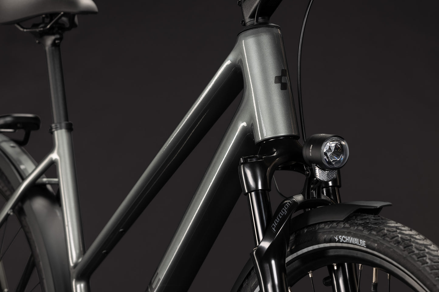 CUBE KATHMANDU SLT TOURING BIKE 2027 FLASHGREY 'N' CHROME (TRAPEZE)