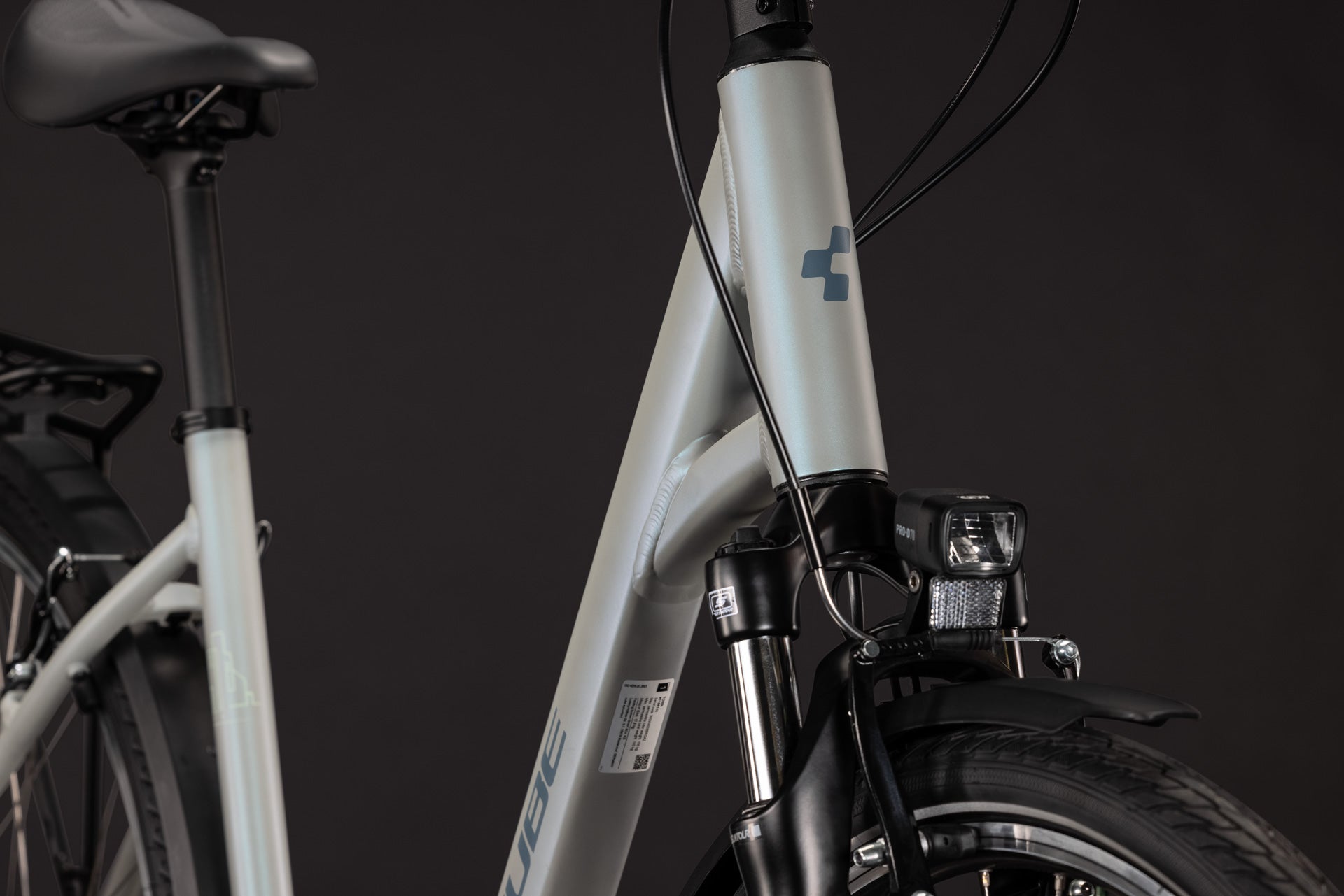 CUBE TOWN ONE HYBRID BIKE 2027 FROSTYLEAVES 'N' BLUE (EASY ENTRY)