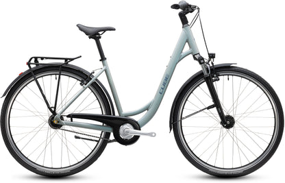 CUBE TOWN ONE HYBRID BIKE 2027 FROSTYLEAVES 'N' BLUE (EASY ENTRY)