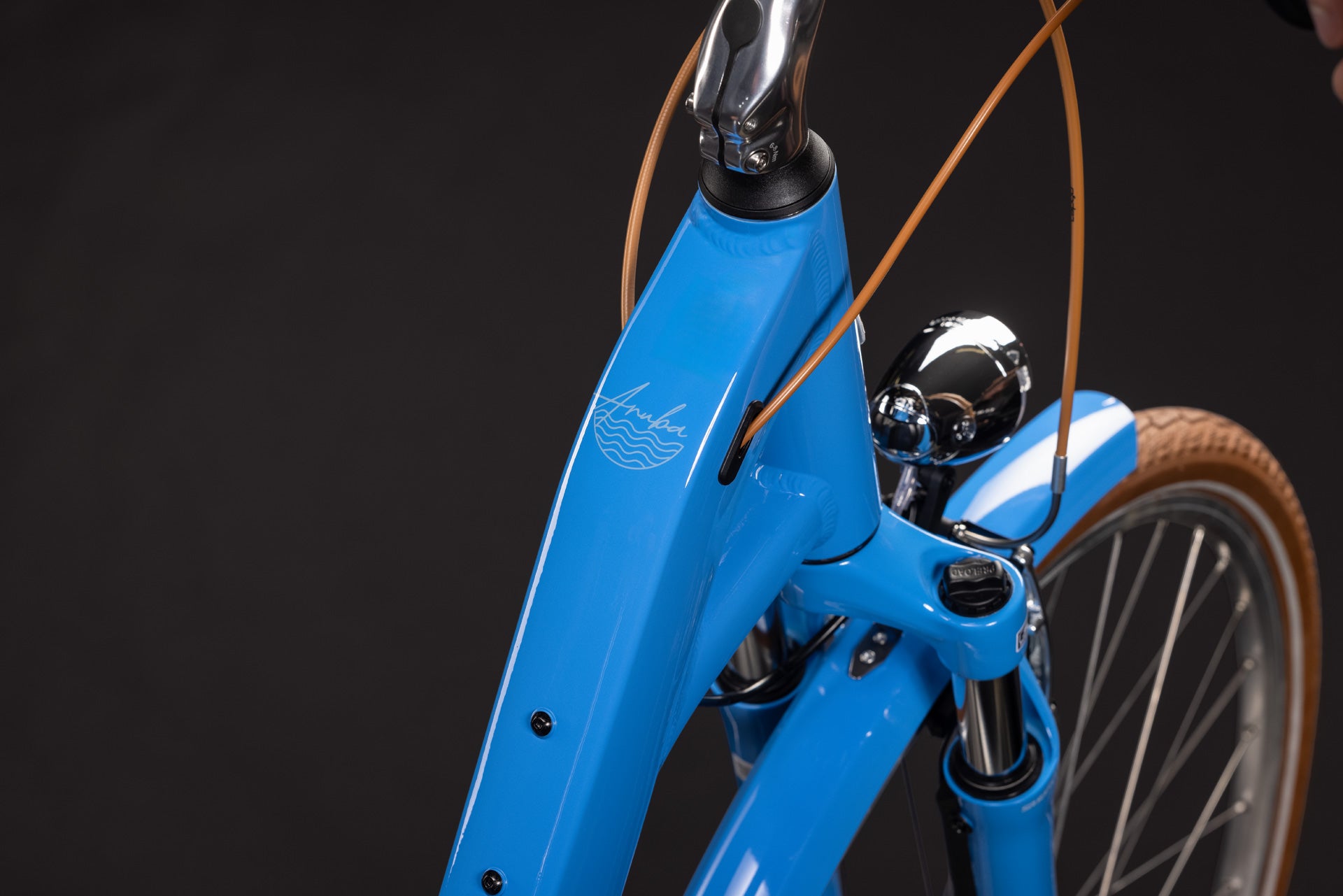 CUBE ARUBA EASY ENTRY URBAN BIKE 2027 DEEPSKY 'N' BROWN