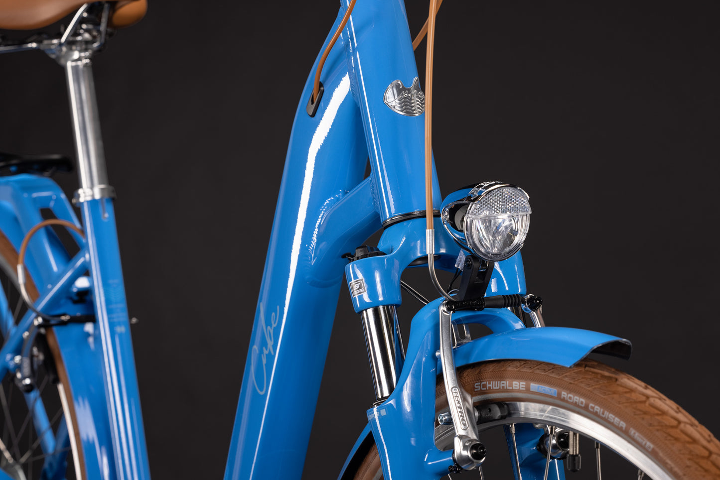 CUBE ARUBA EASY ENTRY URBAN BIKE 2027 DEEPSKY 'N' BROWN