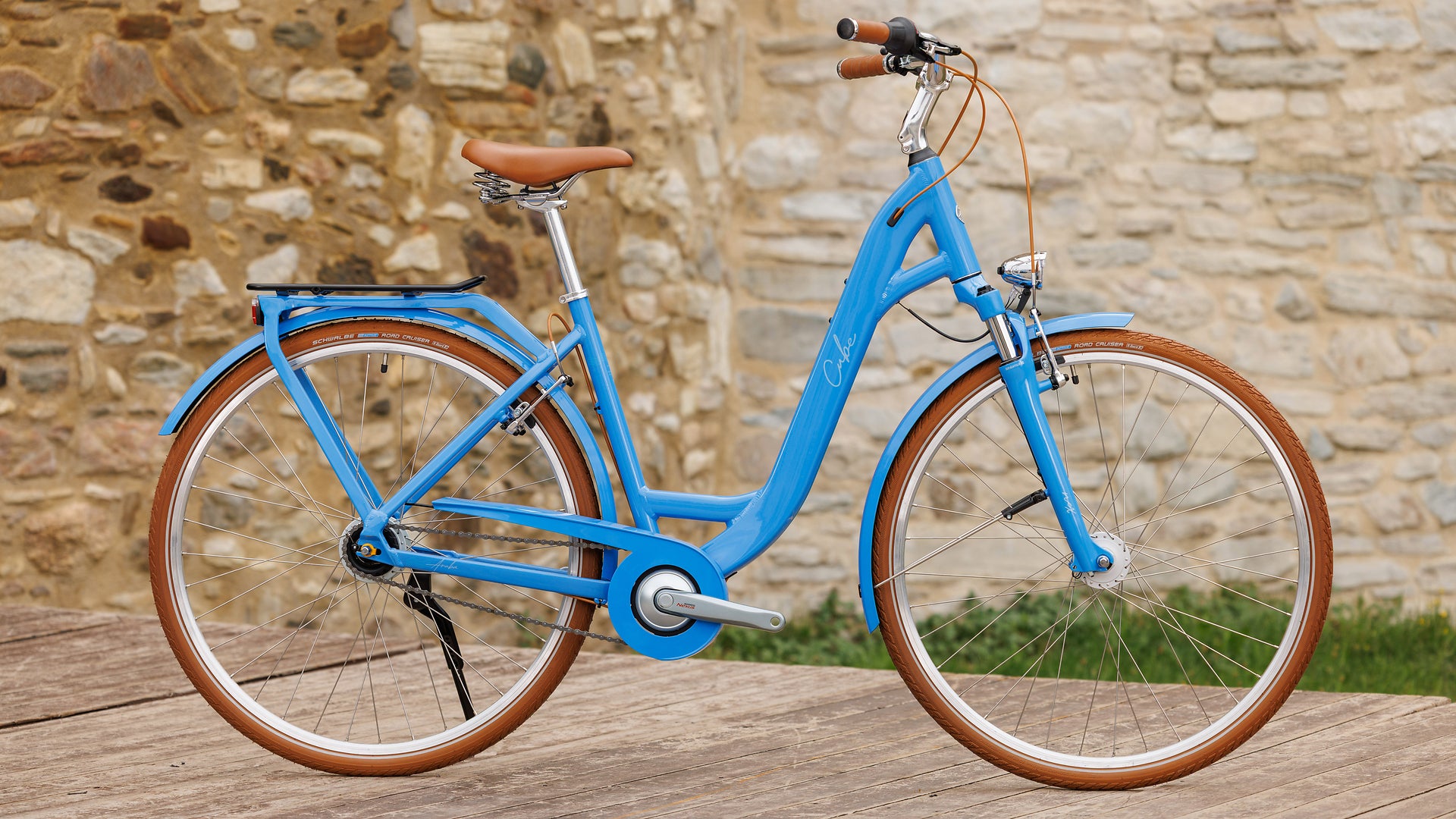 CUBE ARUBA EASY ENTRY URBAN BIKE 2027 DEEPSKY 'N' BROWN
