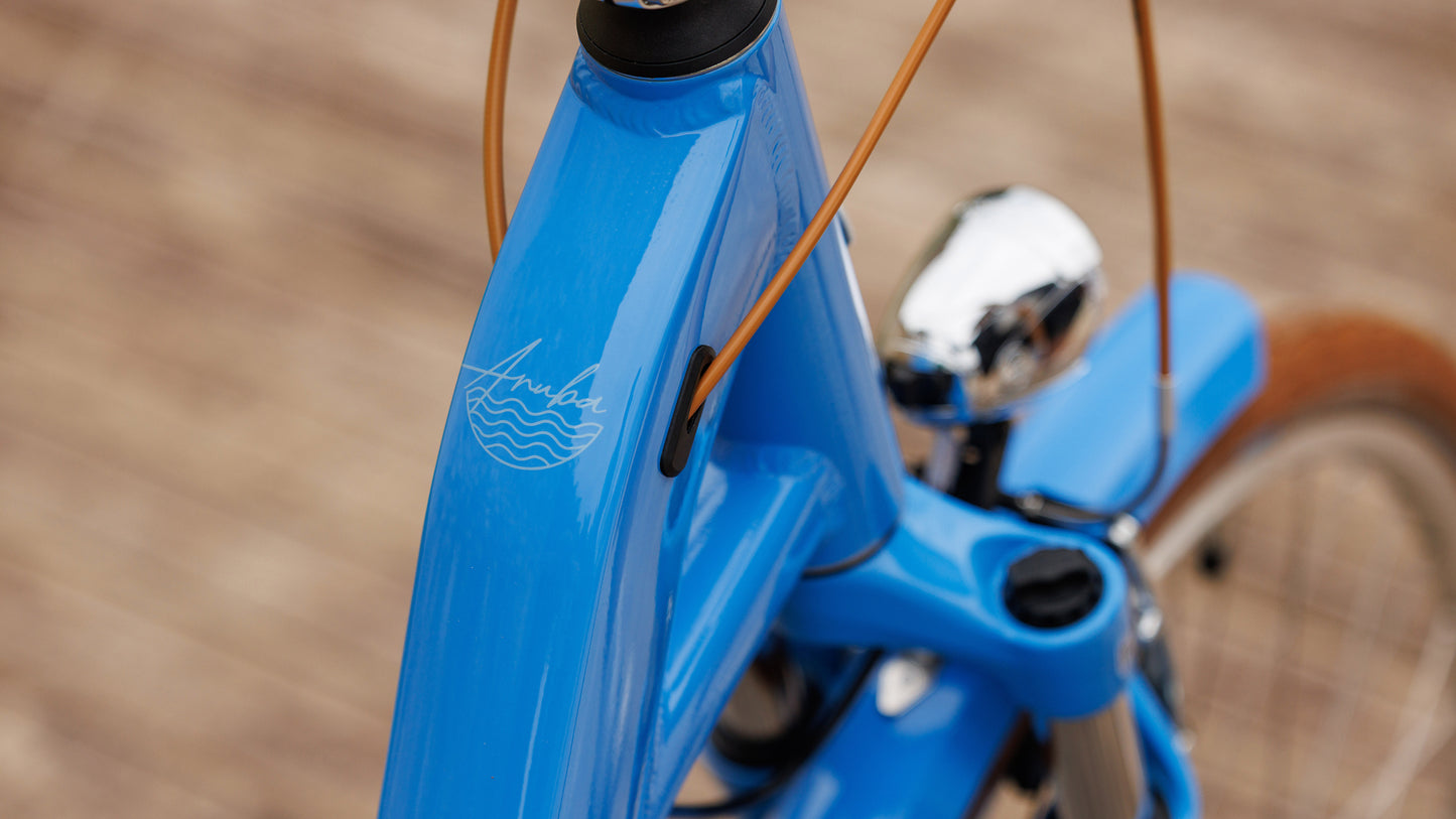 CUBE ARUBA EASY ENTRY URBAN BIKE 2027 DEEPSKY 'N' BROWN