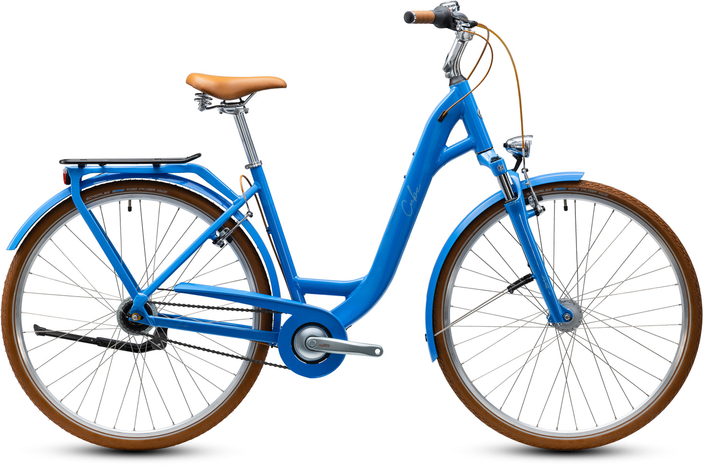 CUBE ARUBA EASY ENTRY URBAN BIKE 2027 DEEPSKY 'N' BROWN