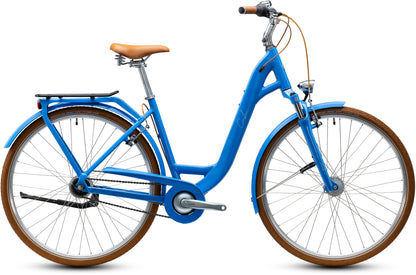 CUBE ARUBA EASY ENTRY URBAN BIKE 2027 DEEPSKY 'N' BROWN