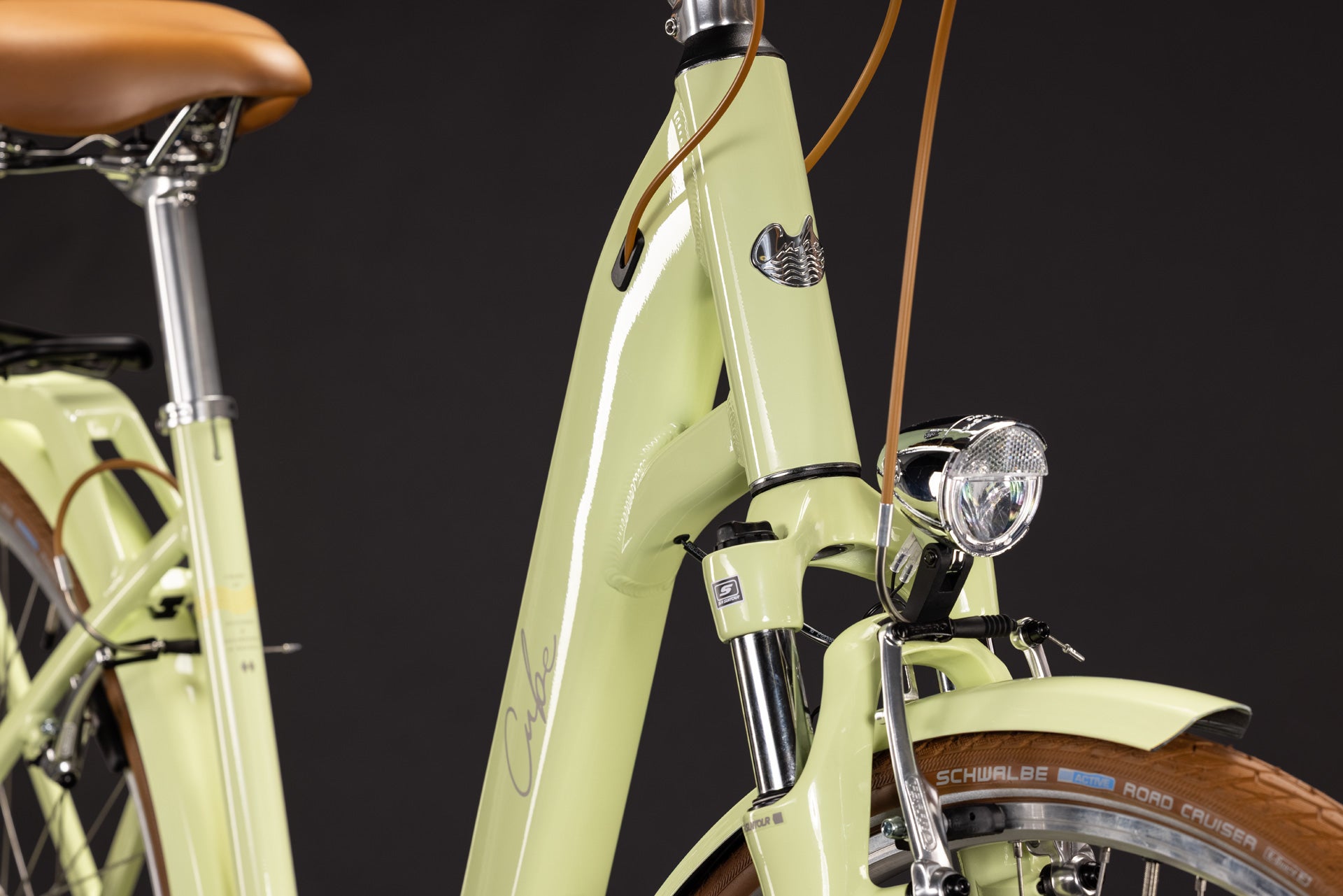 CUBE ARUBA EASY ENTRY URBAN BIKE 2027 SUNNYDAY 'N' BROWN