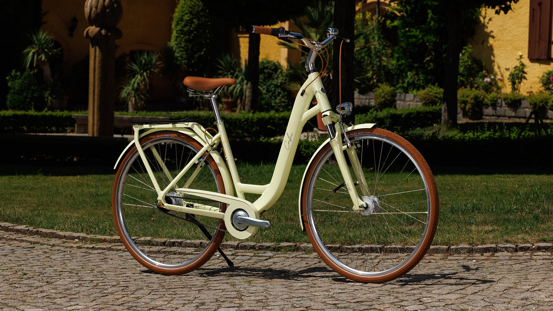 CUBE ARUBA EASY ENTRY URBAN BIKE 2027 SUNNYDAY 'N' BROWN