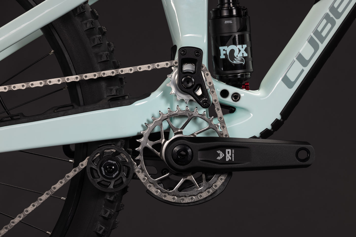 CUBE FRITZZ C:62 TM FULL SUSPENSION MTB BIKE 2027 HINTOFMINT 'N' GREY