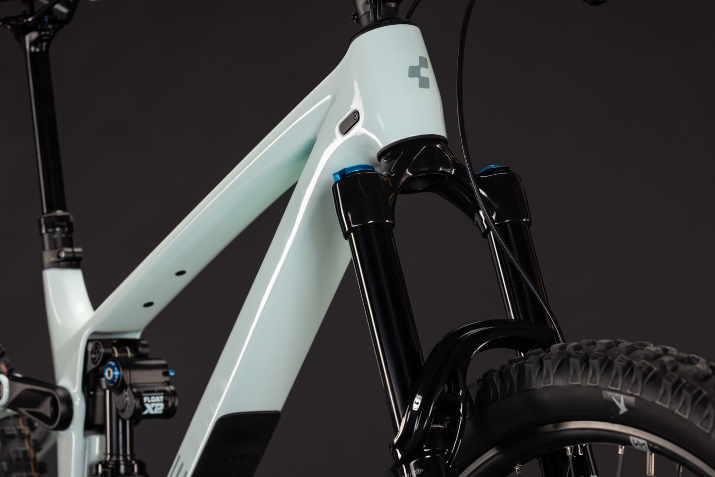 CUBE FRITZZ C:62 TM FULL SUSPENSION MTB BIKE 2027 HINTOFMINT 'N' GREY