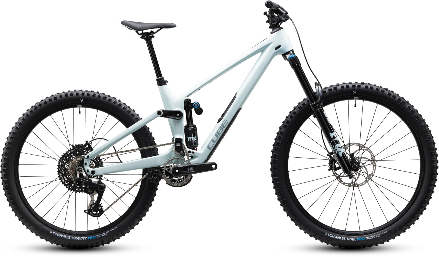 CUBE FRITZZ C:62 TM FULL SUSPENSION MTB BIKE 2027 HINTOFMINT 'N' GREY