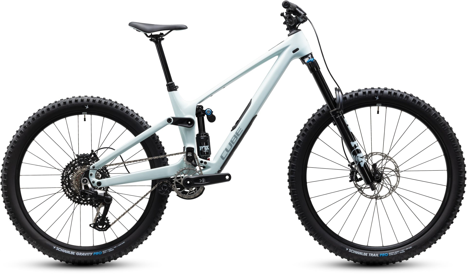 CUBE FRITZZ C:62 TM FULL SUSPENSION MTB BIKE 2027 HINTOFMINT 'N' GREY
