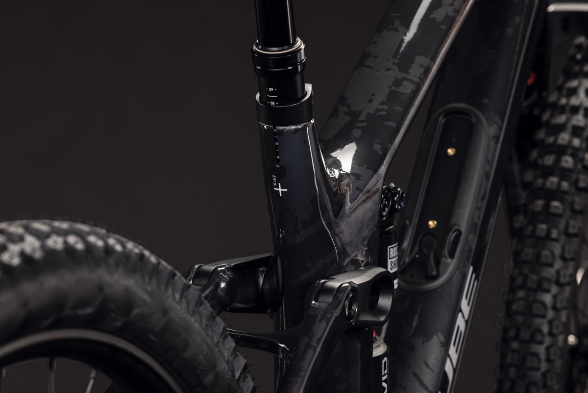 CUBE FRITZZ C:62 SUPER TM FULL SUSPENSION MTB BIKE 2027 GRAPHITEGLITCH 'N' GREY