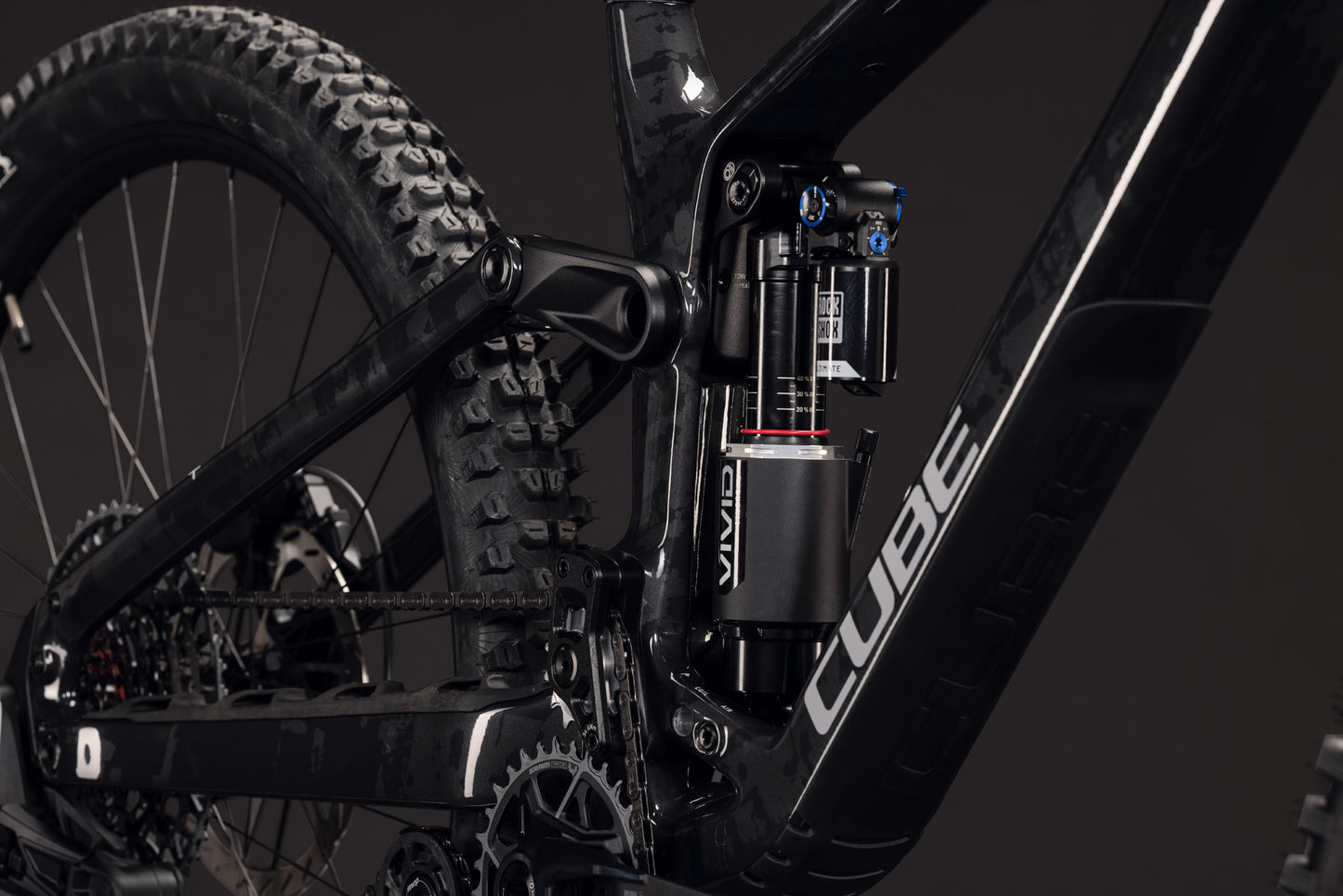 CUBE FRITZZ C:62 SUPER TM FULL SUSPENSION MTB BIKE 2027 GRAPHITEGLITCH 'N' GREY