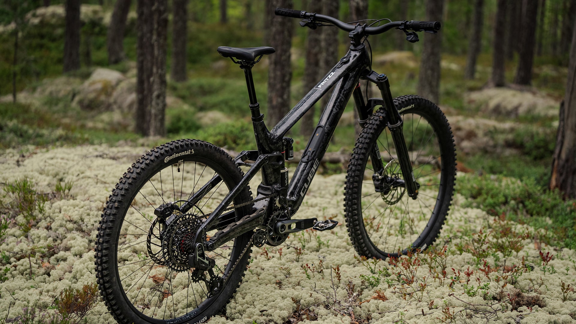 CUBE FRITZZ C:62 SUPER TM FULL SUSPENSION MTB BIKE 2027 GRAPHITEGLITCH 'N' GREY