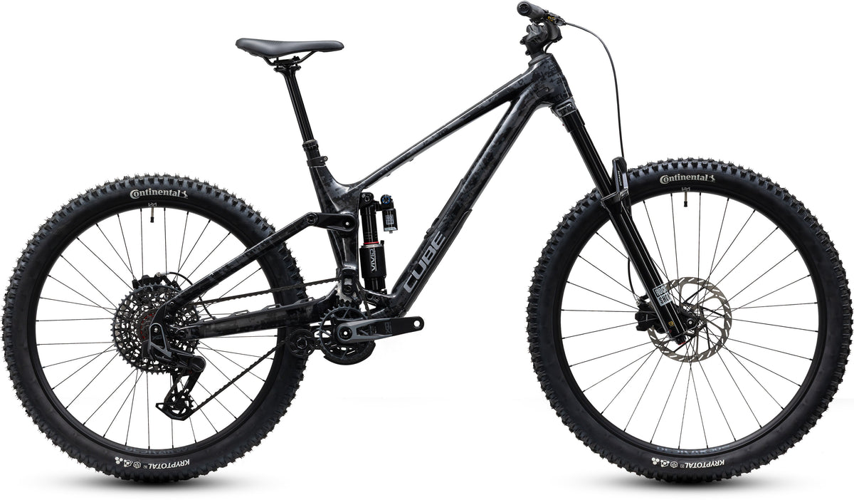 CUBE FRITZZ C:62 SUPER TM FULL SUSPENSION MTB BIKE 2027 GRAPHITEGLITCH 'N' GREY