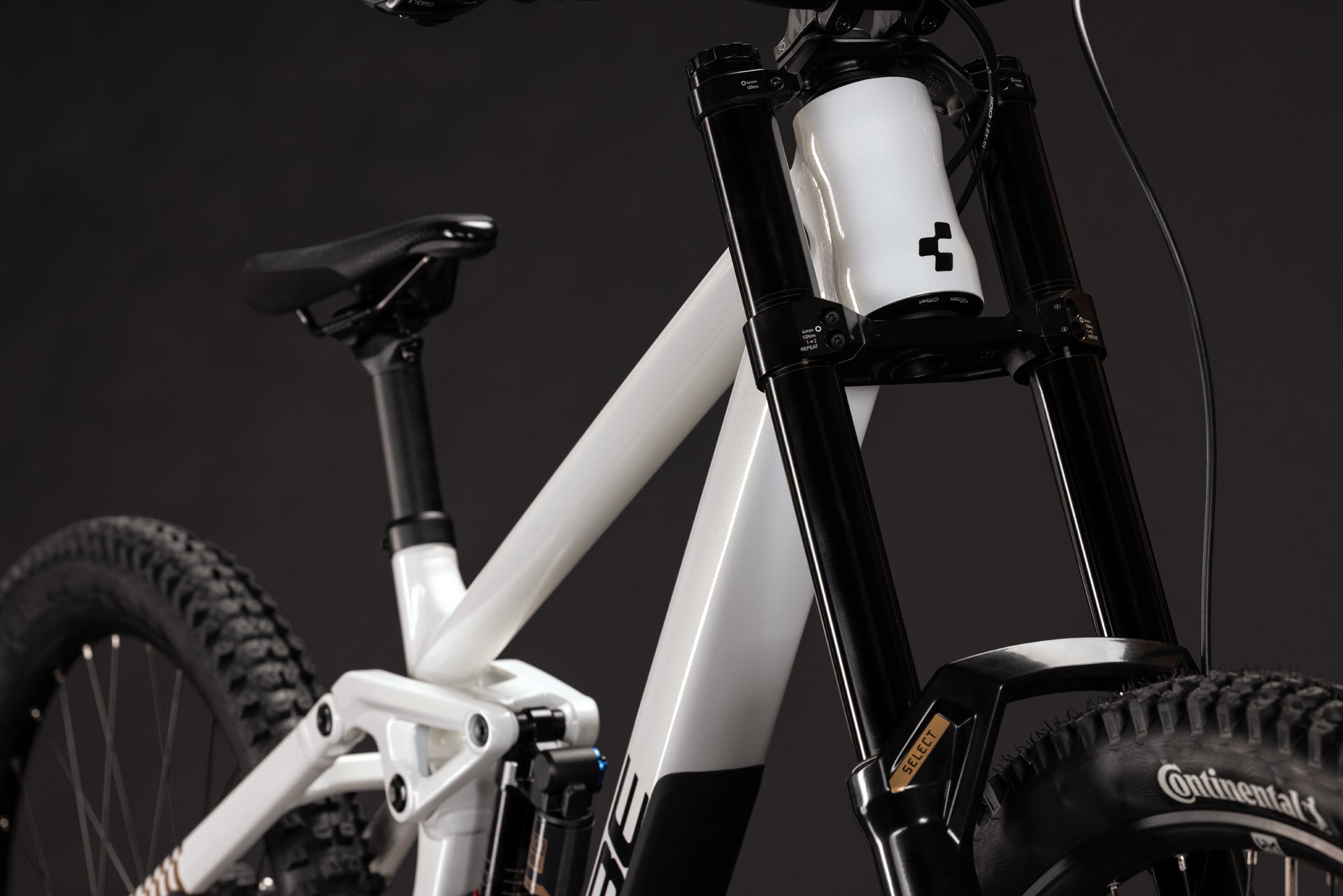 CUBE TWO15 RACE FULL SUSPENSION MTB BIKE 2027 POWDERGOLD 'N' BLACK