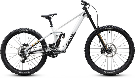 CUBE TWO15 RACE FULL SUSPENSION MTB BIKE 2027 POWDERGOLD 'N' BLACK