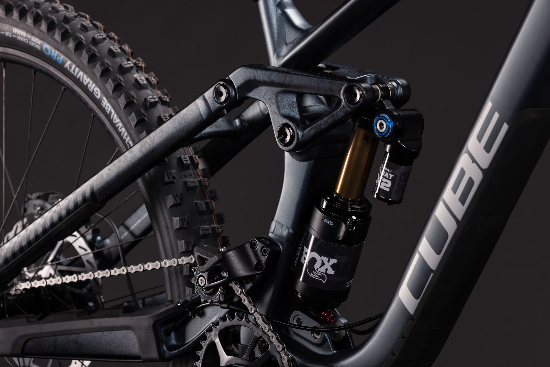 CUBE TWO15 SLX FULL SUSPENSION MTB BIKE 2027 DEEPTEAL 'N' CLOUDS