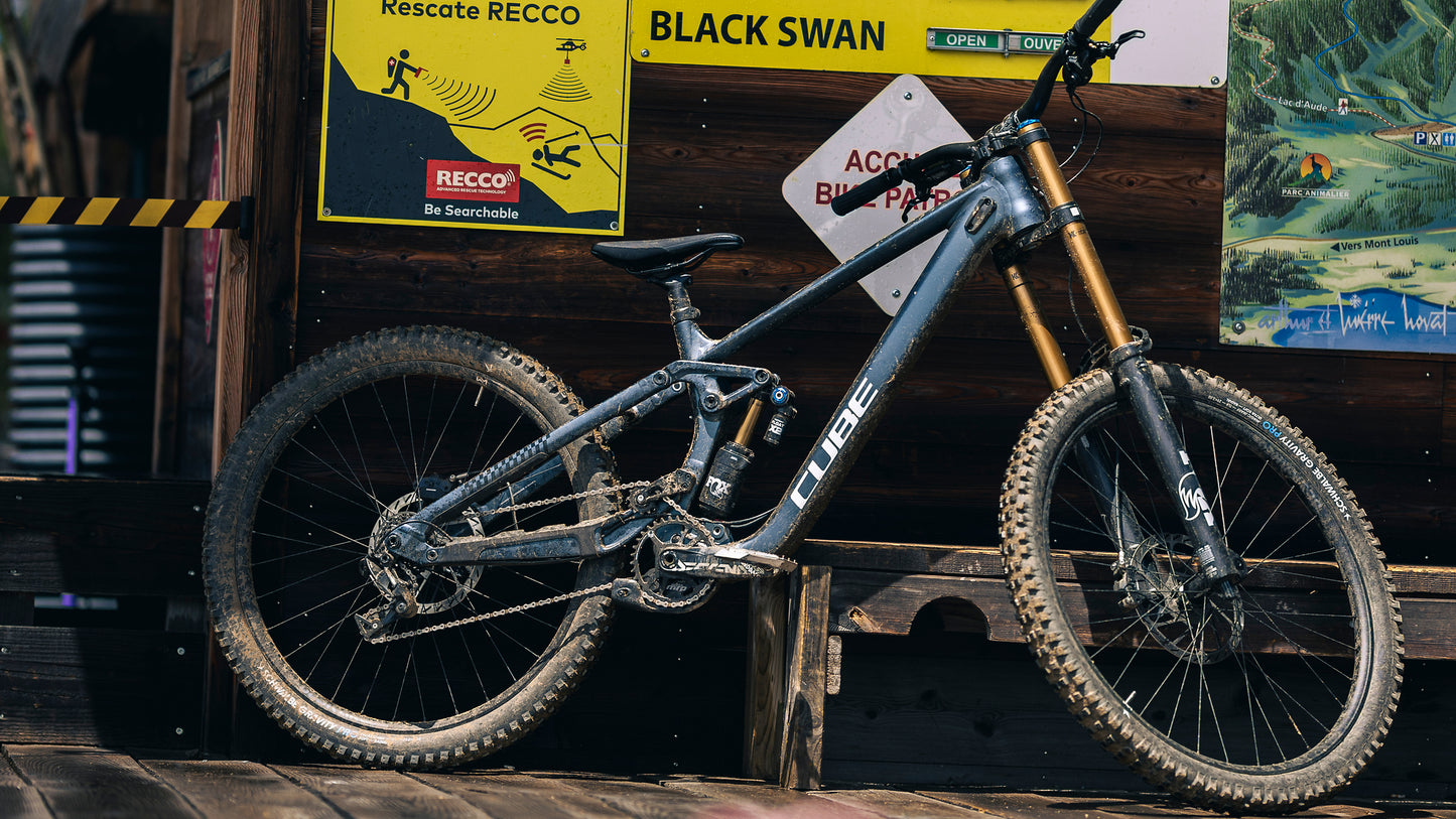 CUBE TWO15 SLX FULL SUSPENSION MTB BIKE 2027 DEEPTEAL 'N' CLOUDS