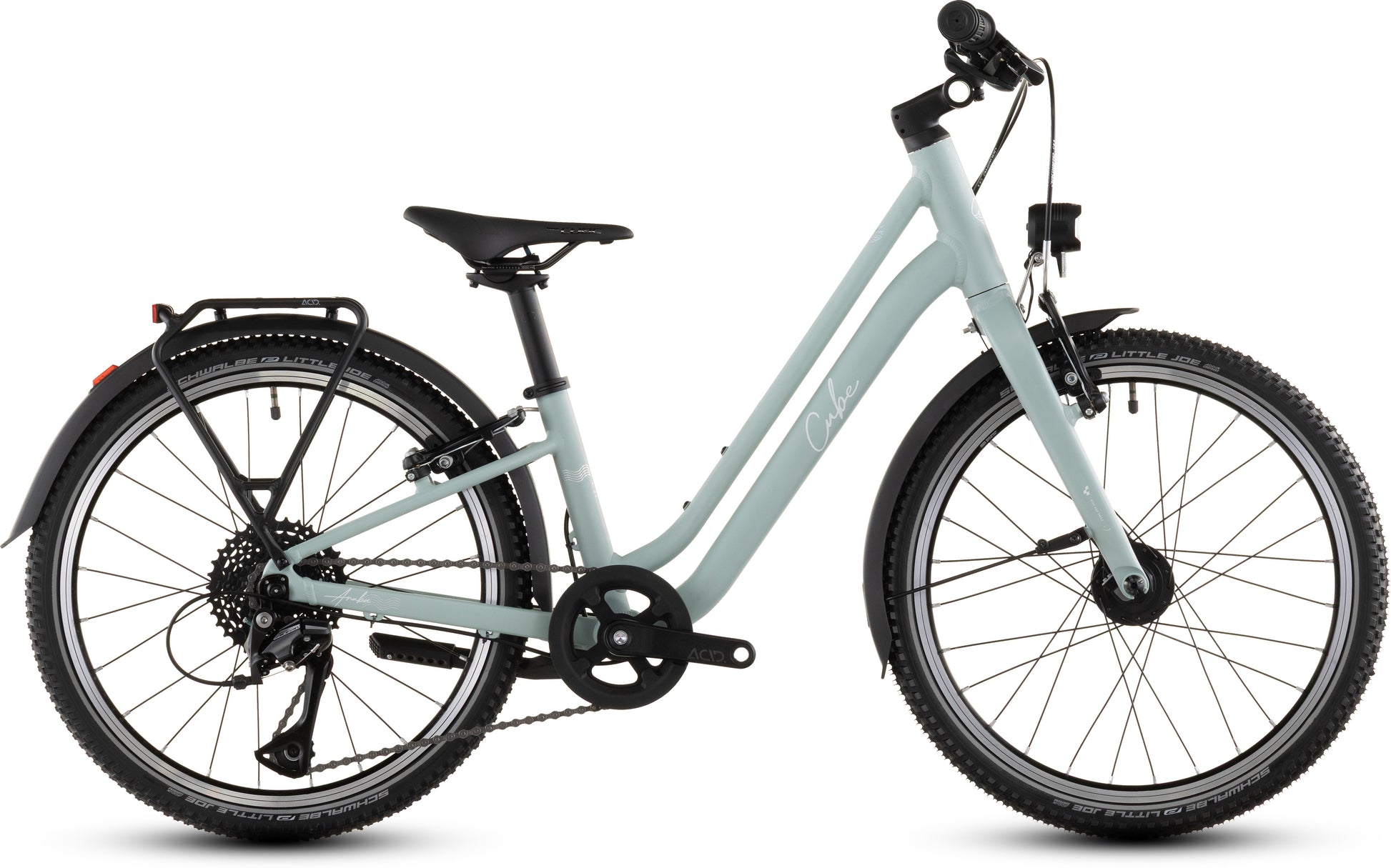 CUBE ARUBA 200 KID'S BIKE 2027 ALOEGREEN 'N' WHITE