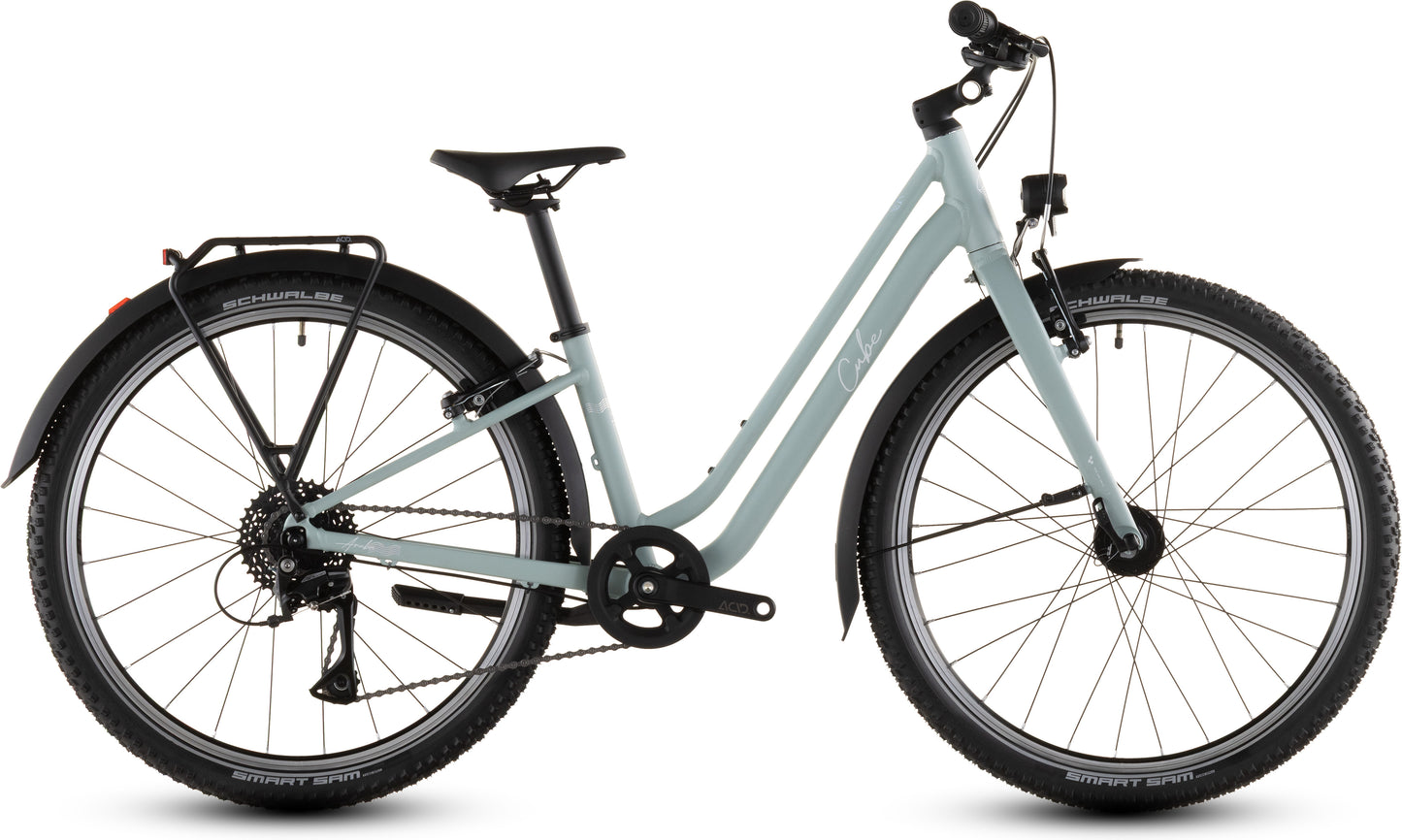 CUBE ARUBA 240 KID'S BIKE 2027 ALOEGREEN 'N' WHITE