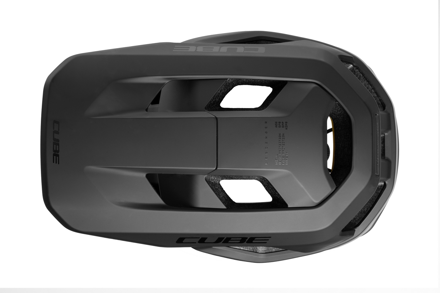 CUBE DESCENDER FULL FACE HELMET BLACK