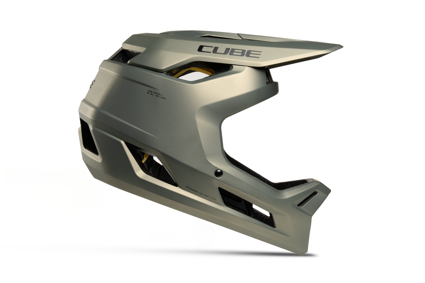 CUBE DESCENDER FULL FACE HELMET REED GREEN