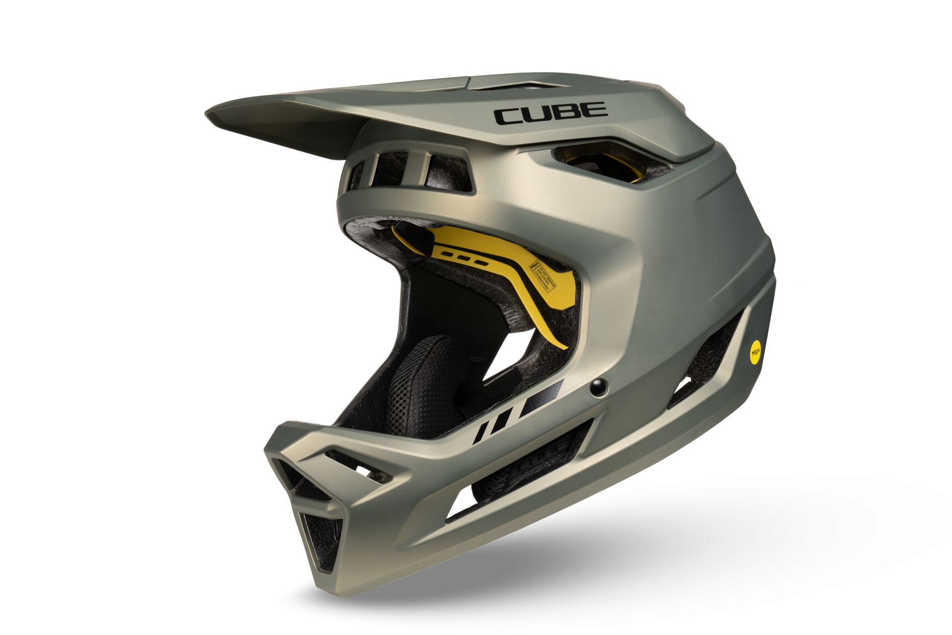CUBE DESCENDER FULL FACE HELMET REED GREEN