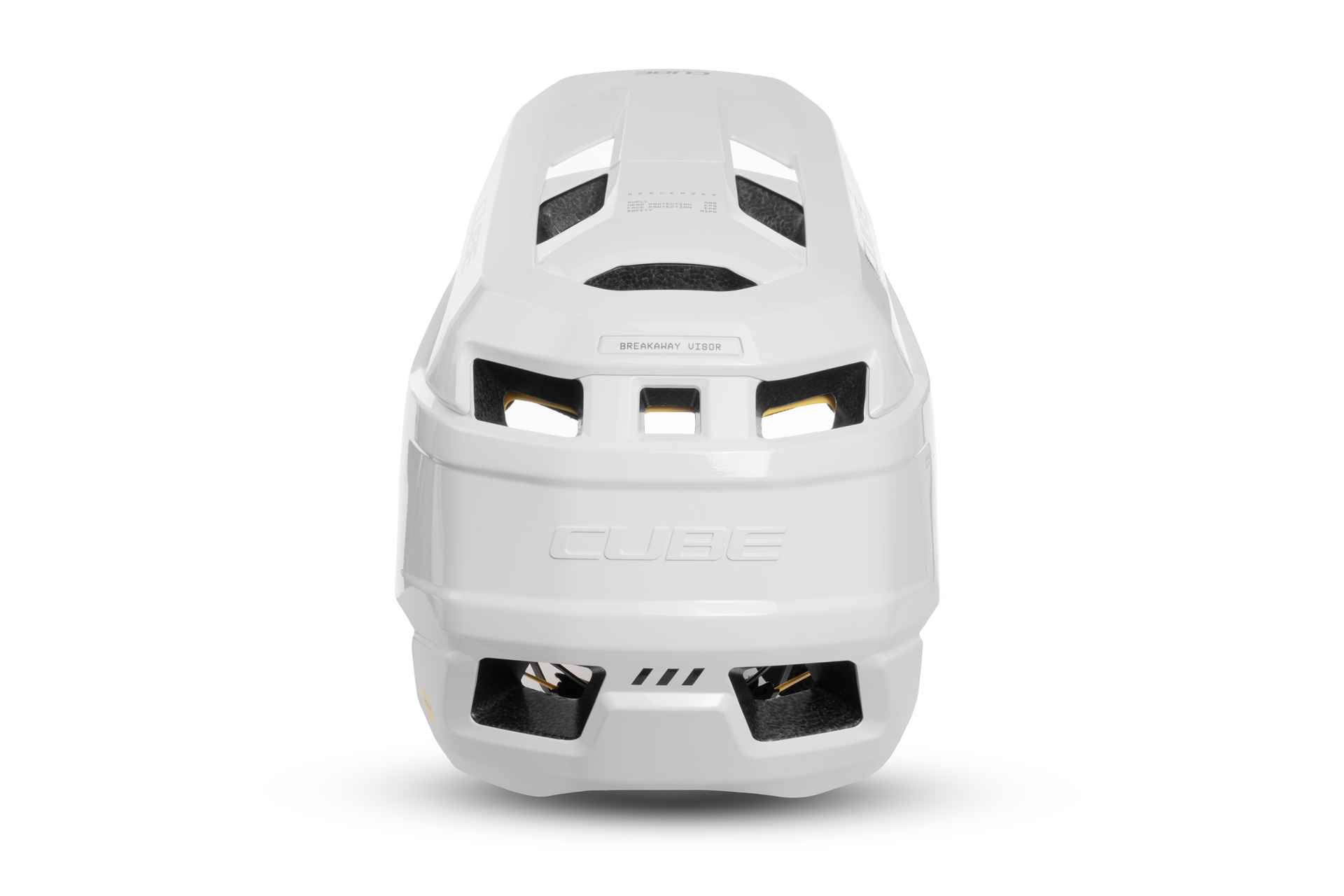 CUBE DESCENDER FULL FACE HELMET WHITE