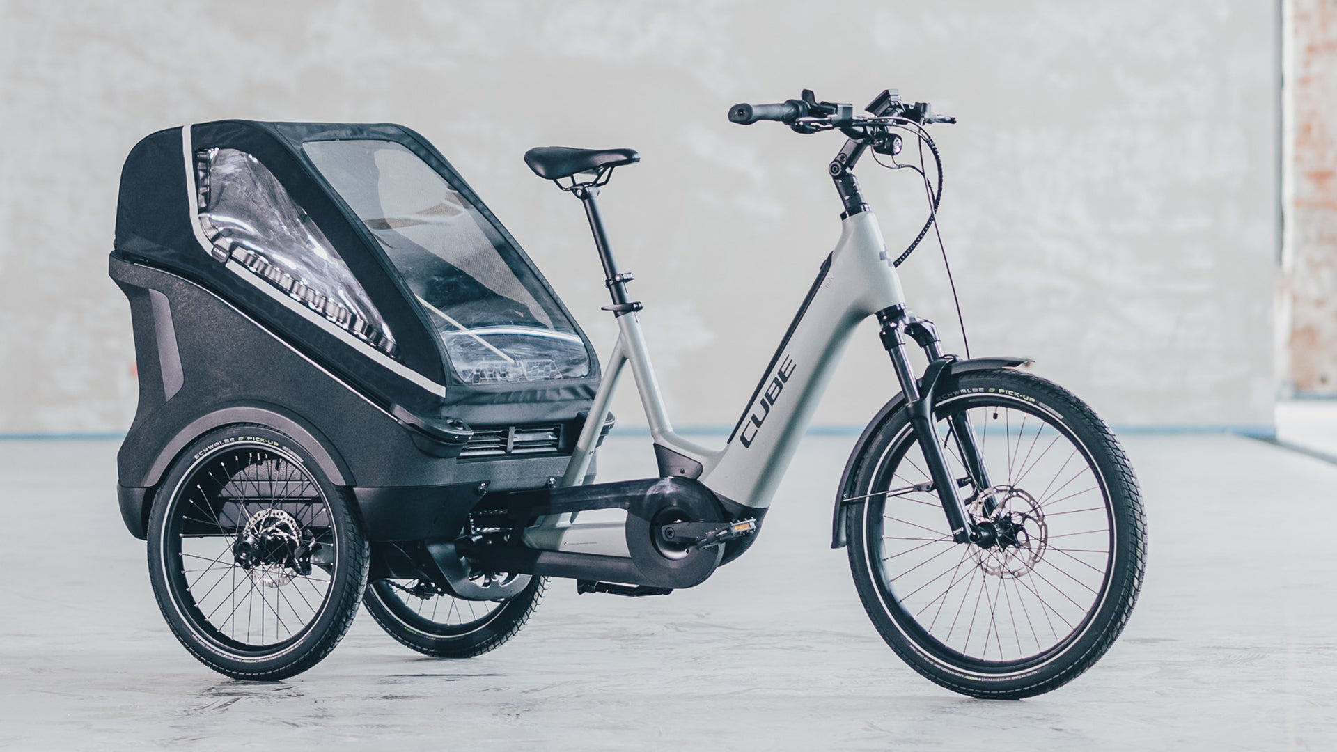 CUBE TRIKE FAMILY HYBRID 750 eBIKE 2025 SWAMPGREY 'N' REFLX