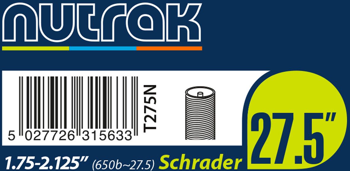 NUTRAK. 27.5" OR 650B SCHRADER INNER TUBE