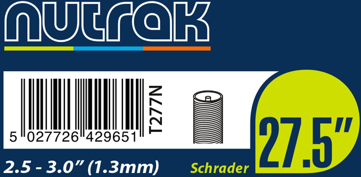 NUTRAK. 27.5" OR 650B SCHRADER INNER TUBE