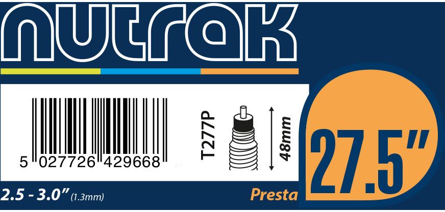 NUTRAK. 27.5" OR 650B PRESTA INNER TUBE