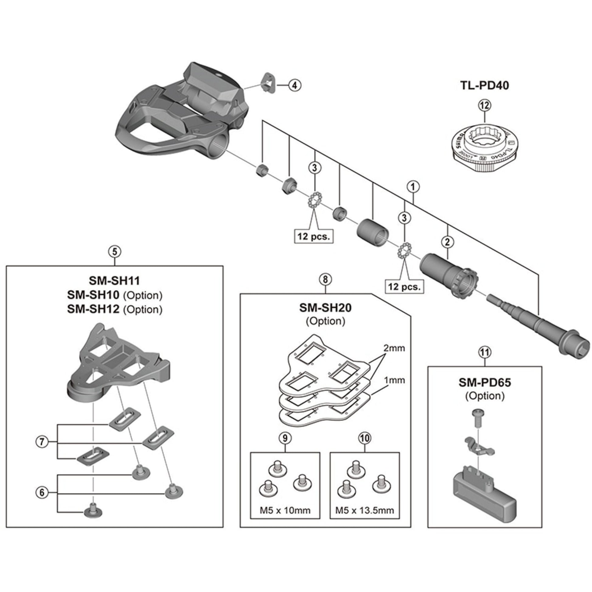 SHIMANO TL-PD40 PEDAL AXLE TOOL