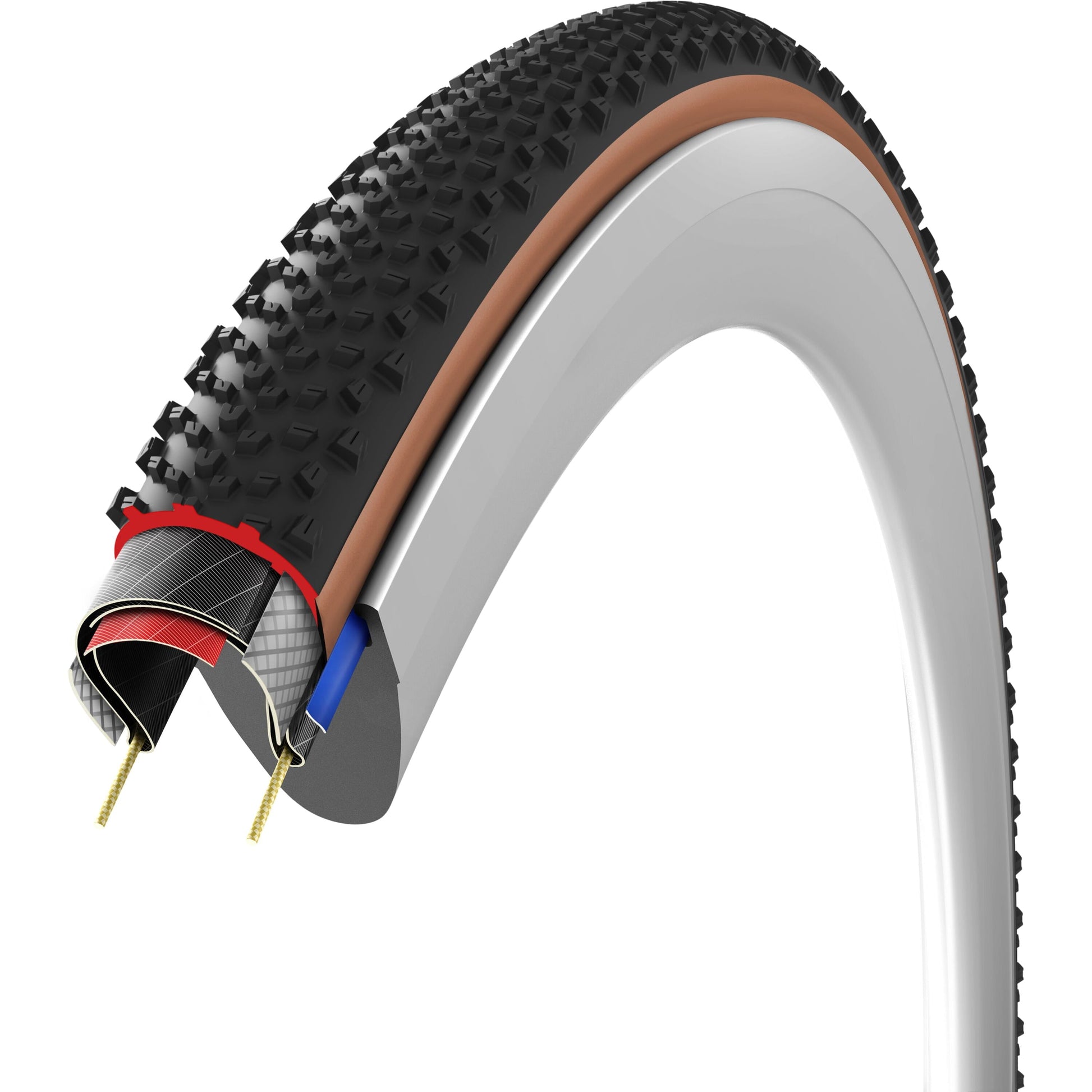 VITTORIA TERRENO T60 MIXED 700C GRAVEL ENDURANCE BROWN G2.0 TUBELESS READY TYRE